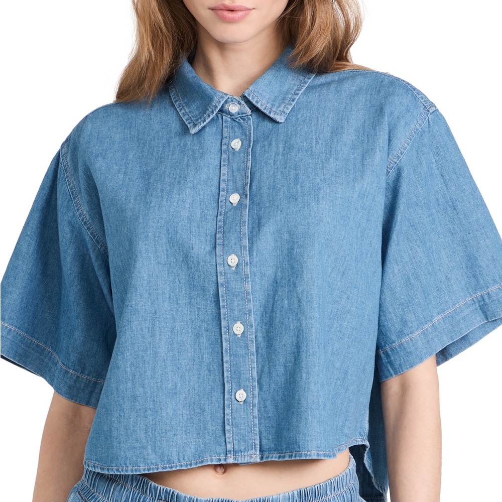 FLASH SALE⚡️Frame Linen Blend Short Sleeve